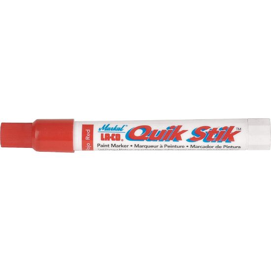 Picture of Markal® Quik Stik All Pur Solidpaint Marker Red Part# - 61049