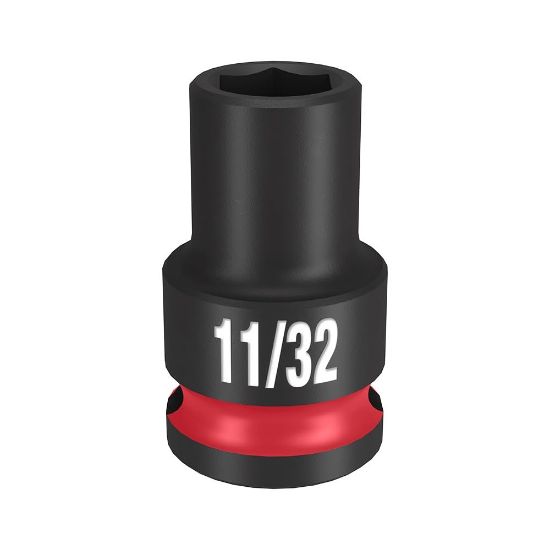 Picture of Milwaukee® Tool 3/8 Dr 11/32 Std Impactsocket Part# - 49-66-6103