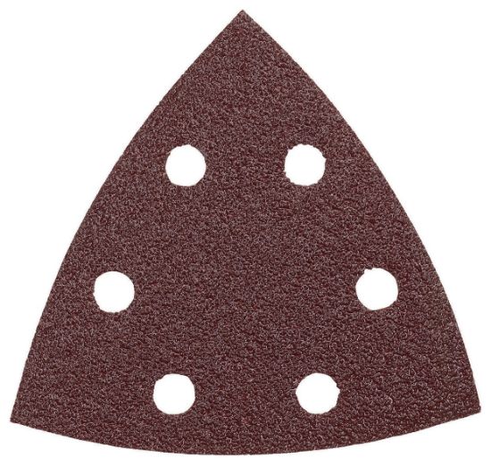 Picture of Bosch Power Tools Red Detail Sanding Triangle- 180-Grit (5Pk) Part# - Sdtr180