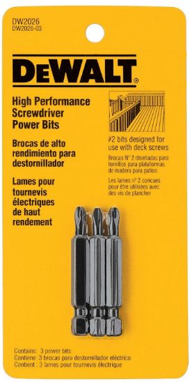 Picture of Dewalt® Deck Bits Power Bit Part# - Dw2026