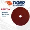 Picture of Weiler® 7" Tiger Aluminum Rfd 36Grit  7/8" Arbor Hole Part# - 60421