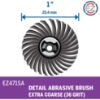 Picture of Dremel® Abrasive Brushes For Metal Part# - Ez471Sa