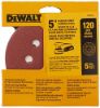 Picture of Dewalt® 5" 8-Hole 120G Hook & Lo Part# - Dw4303