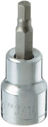 Picture of Crescent® Hex Bit Socket3/16"3/8"Drive Part# - Chbs2N