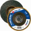 Picture of Weiler® 4" Tiger Paw Abrasive Flap Disc  Angled  Phenoli Part# - 51105