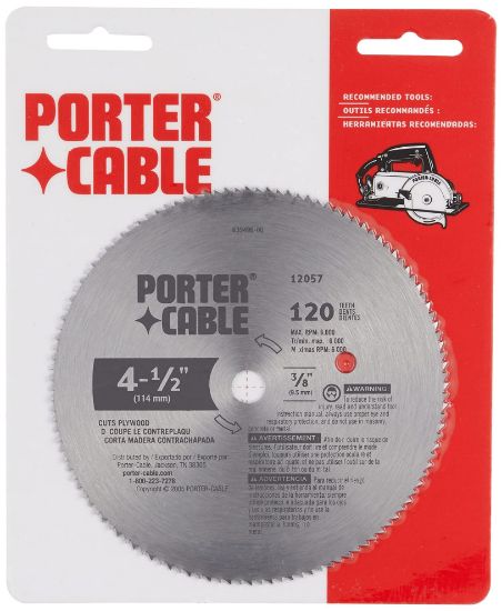 Picture of Porter Cable 4-1/2"X3/8" Circular Sawblade Part# - 12057