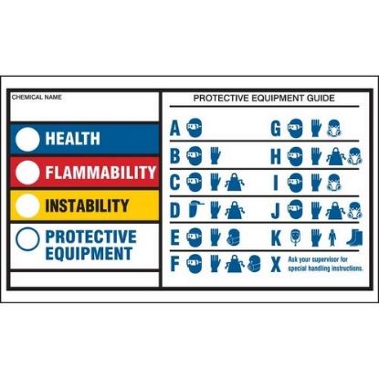 Picture of Brady® Labels  Hmig Self-Laminating Part# - 60332