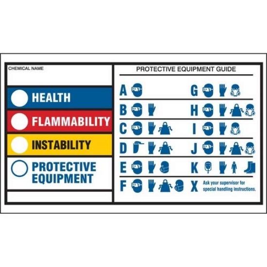 Picture of Brady® Labels  Hmig Self-Laminating Part# - 60332