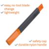 Picture of Slice Slice Deburring Tool  Black/Orange Part# - 10482