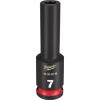 Picture of Milwaukee® Tool Impact Duty 3/8In Dr 7Mmdeep 6 Point Socket Part# - 49-66-6149