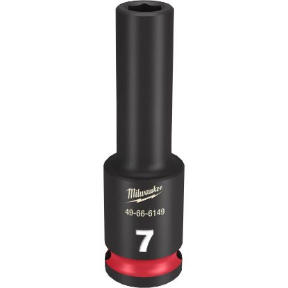 Picture of Milwaukee® Tool Impact Duty 3/8In Dr 7Mmdeep 6 Point Socket Part# - 49-66-6149