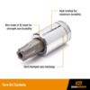 Picture of Gearwrench® 3/8" Drive Torx Bit Socket T30 Part# - 80538