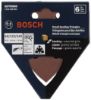 Picture of Bosch Power Tools Red Detail Sanding Triangle- 60/120/240Gr (6Pk) Part# - Sdtr000