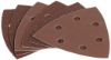 Picture of Bosch Power Tools Red Detail Sanding Triangle- 60/120/240Gr (6Pk) Part# - Sdtr000