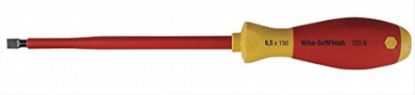 Picture of Wiha Tools 2.5X75Mm (3/32) Insulated Slotted Screwdriver Part# - 32010