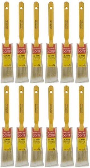 Picture of Wooster 1" Softip Angle Sash Paintbrush Part# - 0Q32080010