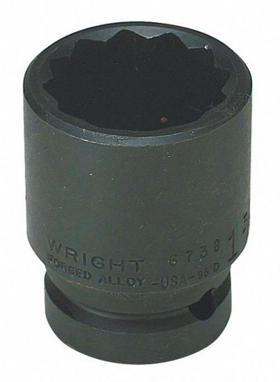 Picture of Wright Tool 3/4" Dr. 12 Pt. Thin Wall Power Socket Part# - 67H32