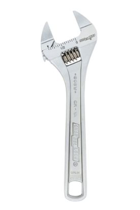 Picture of Channellock® 6" Adj. Wrench Extra Slim Jaw  Wide  Chrome Part# - 806Sw