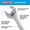 Picture of Channellock® 6" Adj. Wrench Extra Slim Jaw  Wide  Chrome Part# - 806Sw