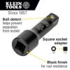 Picture of Klein Tools Flip Impact Socket Adapter  Large  1/2" To 1/2" Part# - 66078