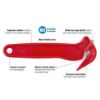 Picture of Pacific Handy Cutter Phc Nsf Certified Disposable Film Cutter  Red Part# - C11002-2