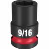 Picture of Milwaukee® Tool Shockwave Imp Duty 1/2"Drive 9/16" Std 6 Pt Skt Part# - 49-66-6203