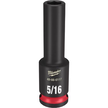 Picture of Milwaukee® Tool 3/8 Dr 5/16 Deep Impactsocket Part# - 49-66-6117