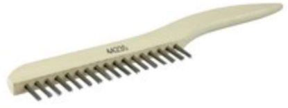 Picture of Weiler® Hand Wire Scratch Brush.012 Stnls Fill Shoe Hnl Part# - 44235