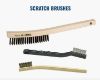 Picture of Weiler® Hand Wire Scratch Brush.012 Stnls Fill Shoe Hnl Part# - 44235