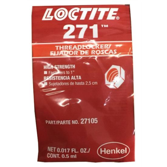 Picture of Loctite® 0.5Ml Threadlocker 271 High Strength Part# - 232532