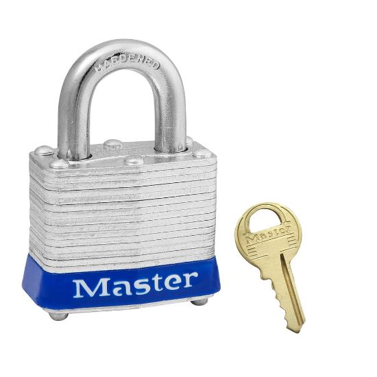 Picture of Master Lock® 4 Pin Tumbler Padlock Keyed Alike Part# - 3Kablu-3210