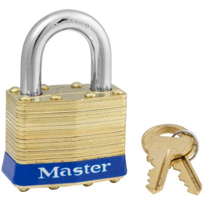 Picture of Master Lock® 4Pin Tumbler Padlock Keyed Alike Part# - 2Ka-3456