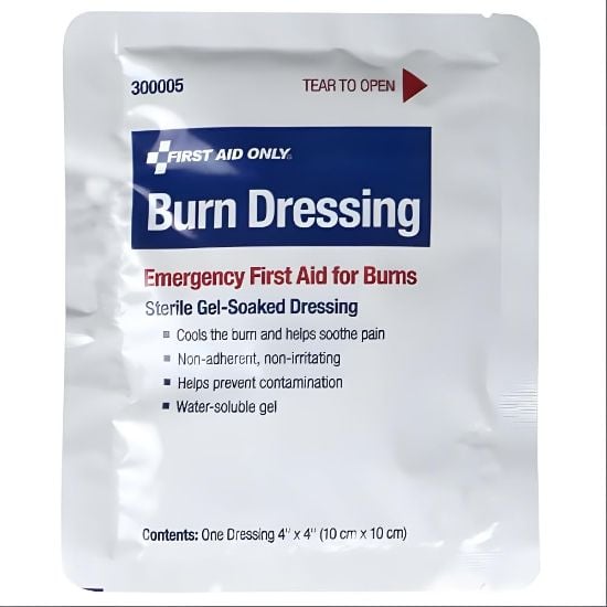 Picture of First Aid Only® Fao Burn Dressing  4" X4" Part# - 91319