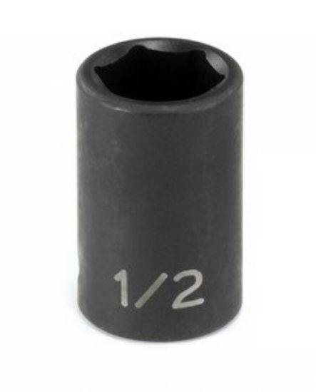 Picture of Grey Pneumatic 1/2" Drive X 1-1/2" Standard Duo-Socket - 6 Poin Part# - 82048R