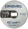 Picture of Dremel® Ez Lock Thin Cut Wheels(5 Pcs.) Part# - Ez409