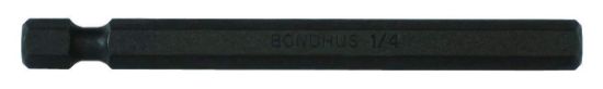 Picture of Bondhus® 2.5Mm Hex Power Bit 3" 1/4" Stock Part# - 10354