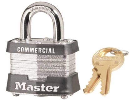 Picture of Master Lock® 4 Pin Tumbler Laminatedpadlock Key Part# - 3Ka-0464