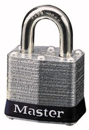 Picture of Master Lock® Black Safety Lockout Padlock Keyed Diffe Part# - 3Blk