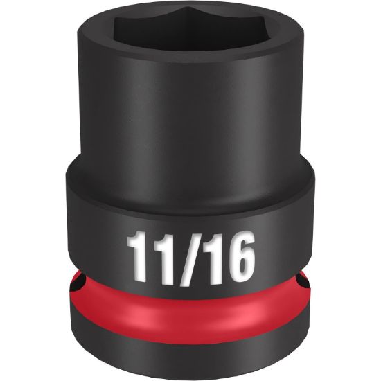 Picture of Milwaukee® Tool Shockwave Imp Duty 1/2"Dr 11/16" Std 6 Pt Skt Part# - 49-66-6205