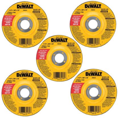 Picture of Dewalt® 4-1/2"X.045"X7/8" Thincutting Wheel Dcw Part# - Dw8424