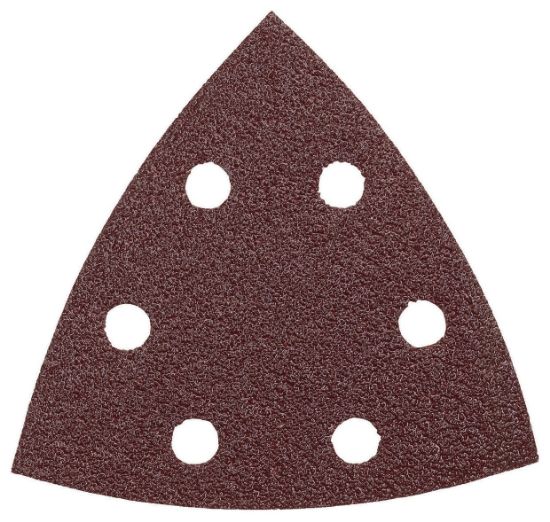 Picture of Bosch Power Tools Red Detail Sanding Triangle- 60-Grit (5Pk) Part# - Sdtr060