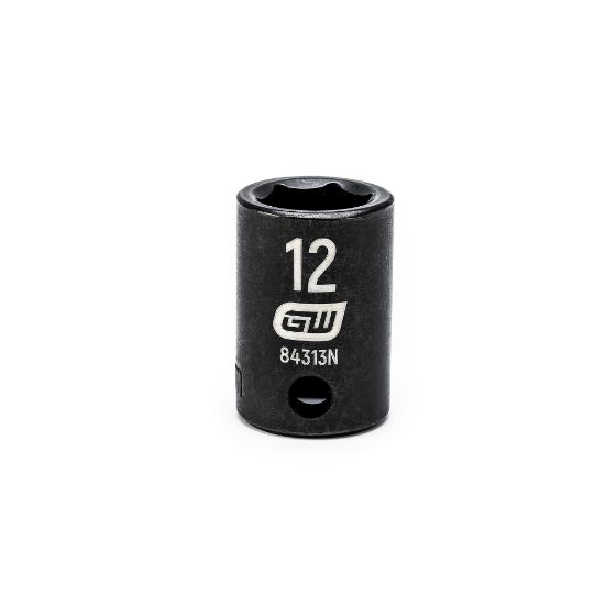 Picture of Gearwrench® 3/8" Drive 6 Point 12Mmstandard Impact Socket Part# - 84313N