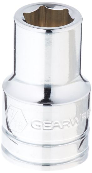 Picture of Gearwrench® 1/2" Drive 6 Point Standard Sae Socket 7/16" Part# - 80602