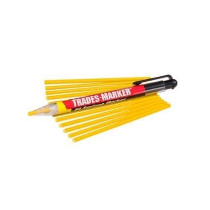 Picture of Markal® Trades-Marker And Refills Yellow Mini Pack Part# - 96131