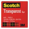 Picture of Scotch® Scotch Transparent Tape600 C 3/4"X1296 Part# - 7000001563