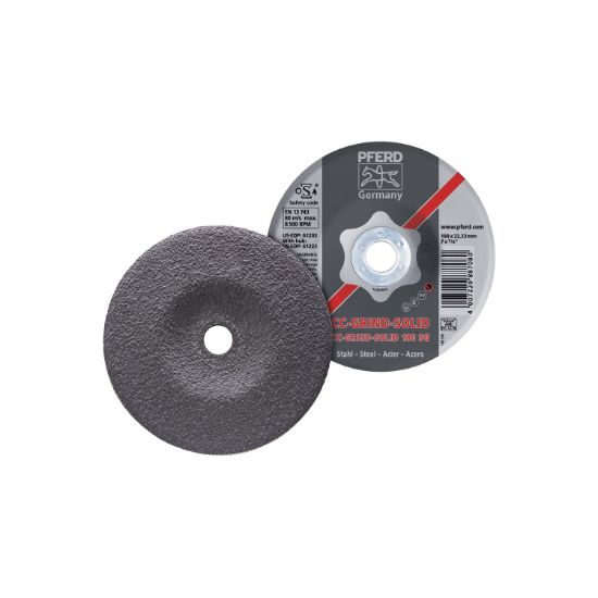 Picture of Pferd Cc-Grind-Solid 4-1/2 X 7/8 Steel Part# - 61200