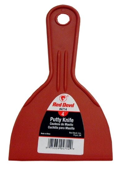 Picture of Red Devil 4"Wide Flexible Plasticputty Knife Lightweight Part# - 4714