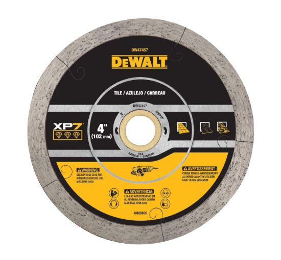 Picture of Dewalt® 4In Continuous Xp7 Tile Part# - Dw47457