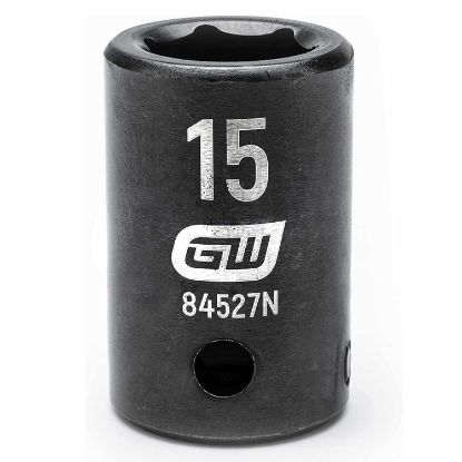 Picture of Gearwrench® 1/2" Drive 6 Point Stanimpact Met Socket 15Mm Part# - 84527N