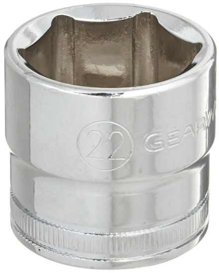 Picture of Gearwrench® 3/8" Drive 6 Point Standard Metric Socket 22Mm Part# - 80332